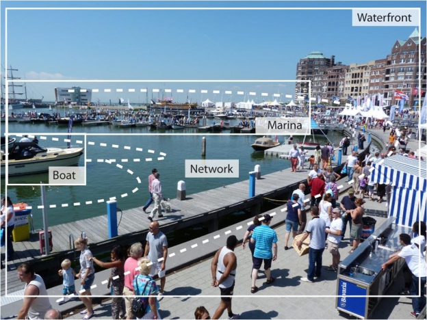 Boat > Marina > Waterfront > Network in Lelystad, The Netherlands